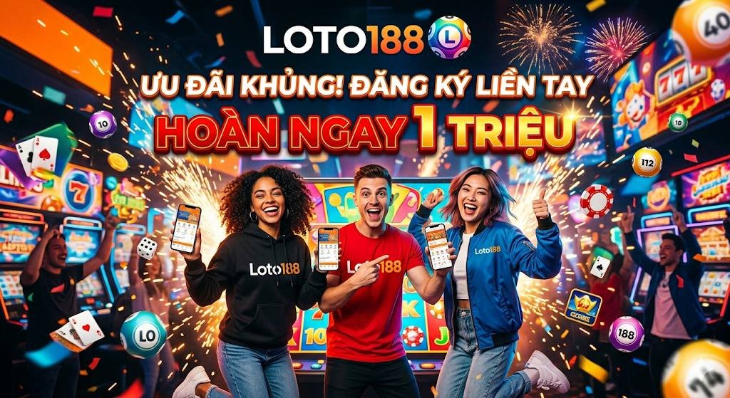 khuyen mai dang ky hoan ngay 1tr loto188